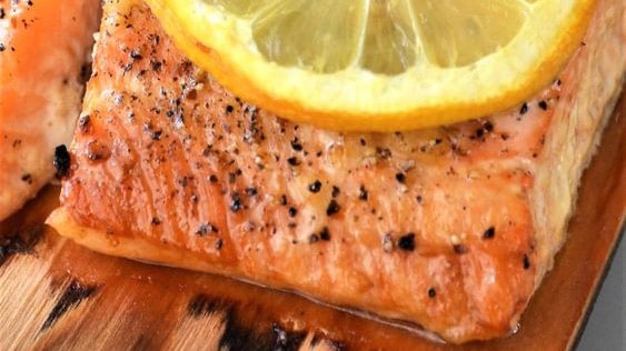 The Classic Salmon Smoked on a Natural Wood Plank